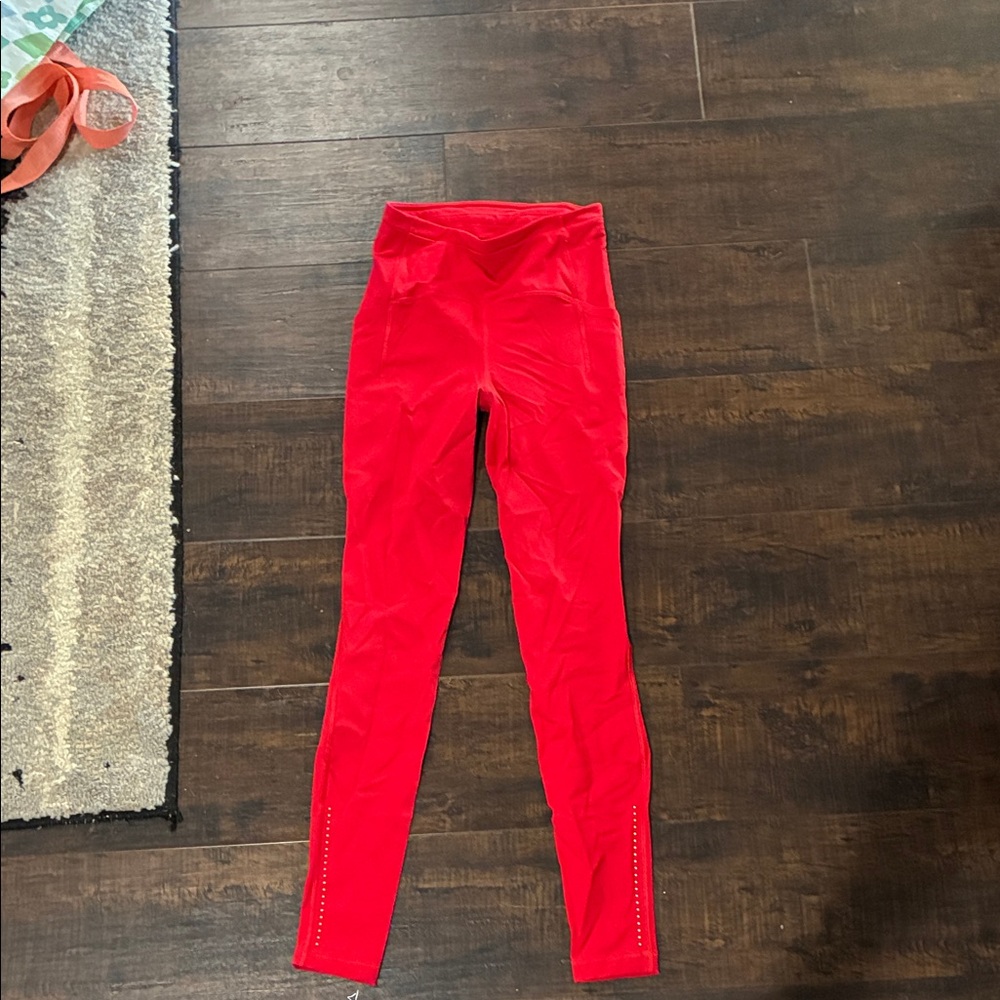 lululemon athletica Red Leggings